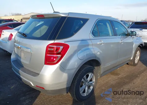 2017 Chevrolet Equinox Ls из США, поврежденный, VIN 2GNALBEK8H1612066